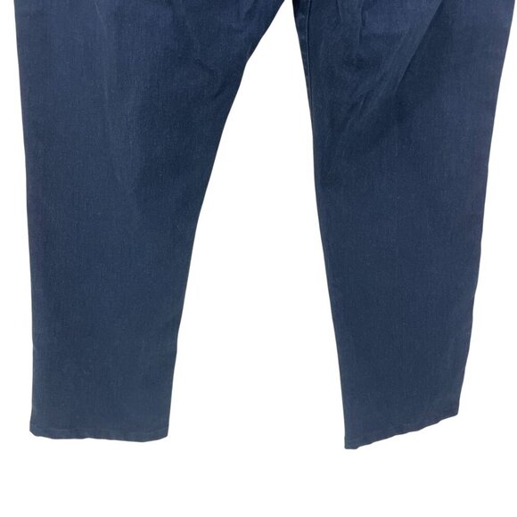 Trumaker Men's Jeans 38" x 28" Stretch Navy Slim Straight - Picture 7 of 7